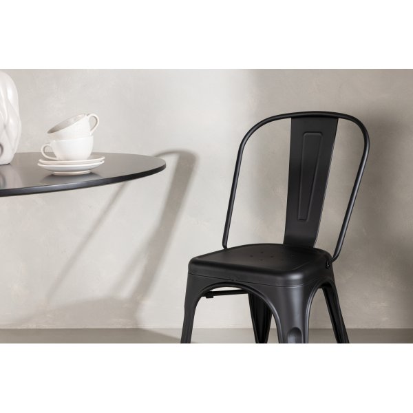 Tempe spisestuestol - Svart Tempe spisestuestol - Svart