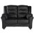 Vera 2-seters sofa i sort PU