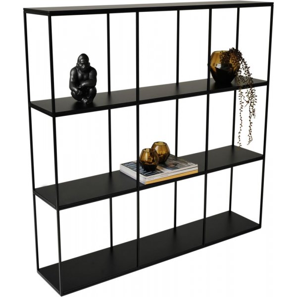 Saladin vegghylle 3x3 - Svart