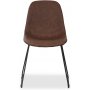 Atlantic sled stol - Brun vintage PU