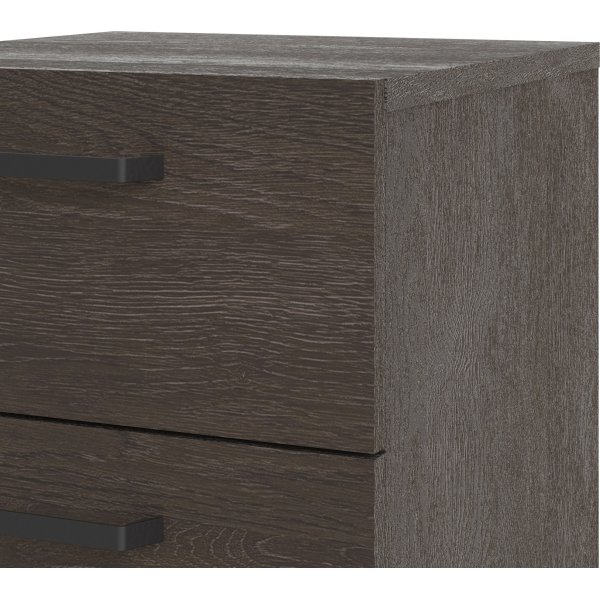 Dallas nattbord - M�rkebrunt