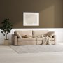 Moby 4-seters sofa 266 cm - Mrk beige