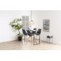 Seaford barbord 120x 60 cm - Eik/sort