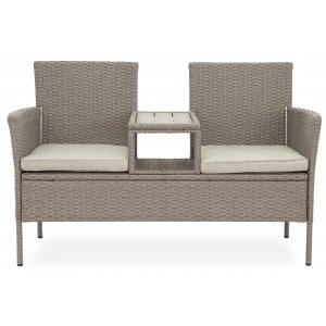 Utesofa / Duosofa i beige rotting Utesofa / Duosofa i beige rotting