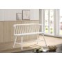 Pinnesofa Fr - Hvit + Tekstilrens for mbler