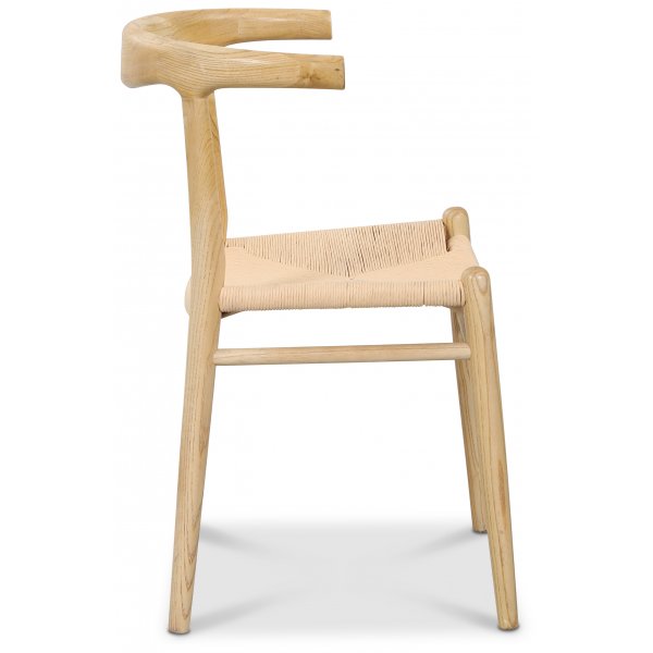 Berit spisestol - Natur / Flettet sete