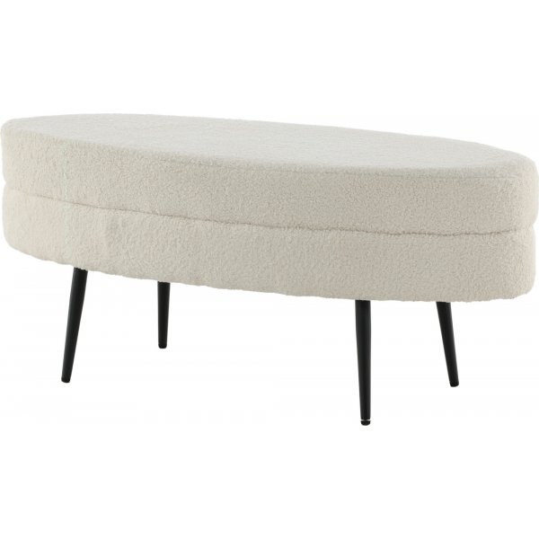 Rino sittepuff - Hvit teddy Rino sittepuff - Hvit teddy