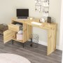 Aristo skrivebord 120x44,5 cm - Filt/antrasitt
