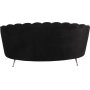 Signy 2-seter sofa - Svart velur
