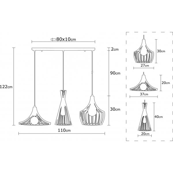 Mezo taklampe N-1285 - Kobber Mezo taklampe N-1285 - Kobber