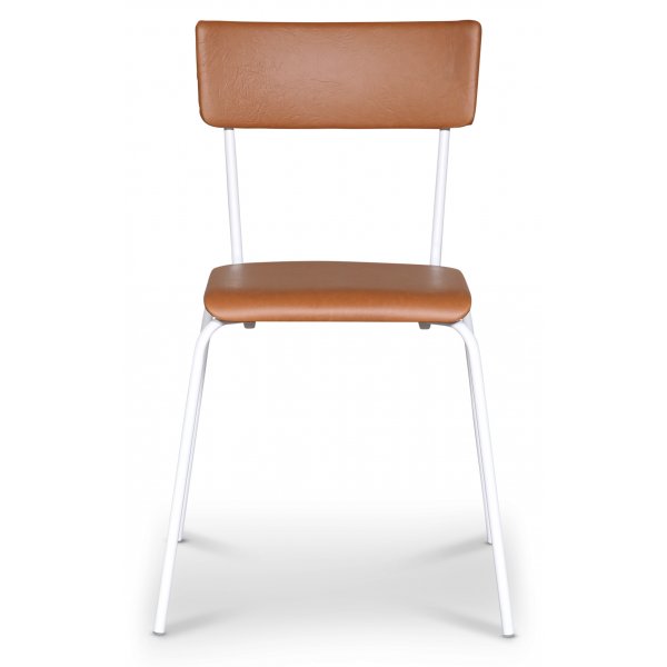 Cliff stol - Hvit/Brun Cliff stol - Hvit/Brun