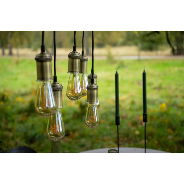 Isaac taklampe - Svart