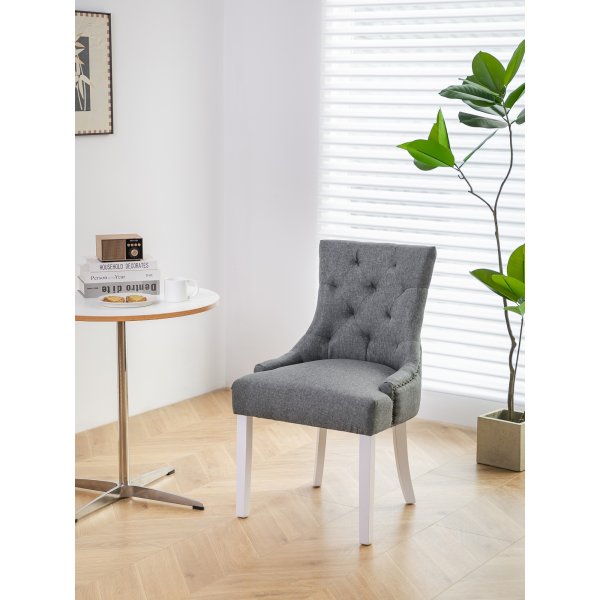 Tuva New Port stol med håndtak - Grå Tuva New Port stol med håndtak - Grå