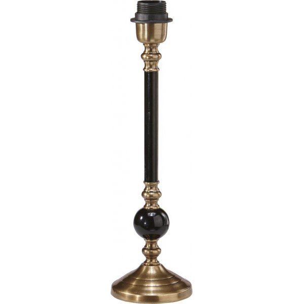 Abbey lampefot - Sort/messing - 40 cm Abbey lampefot - Sort/messing - 40 cm