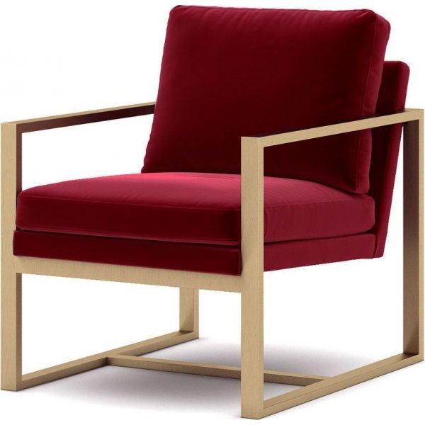 Snow lenestol - Rød Snow lenestol - Rød