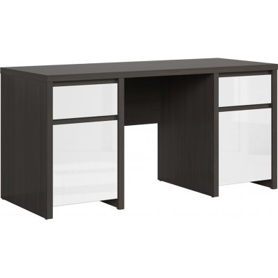 Kaspisk skrivebord 160 x 65 cm - Wenge/hvit
