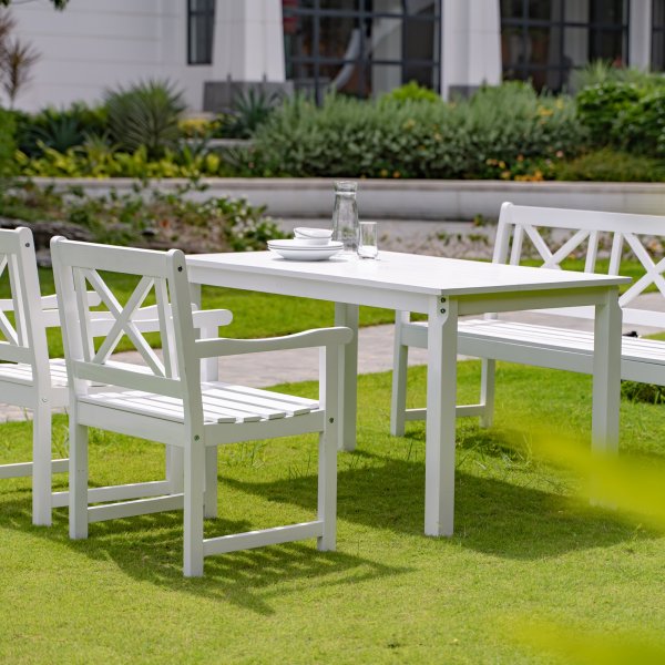 Utendørs lenestol Bohus hvit Utendørs lenestol Bohus hvit