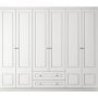Inci garderobe 210 x 50 x 210 cm - Hvit