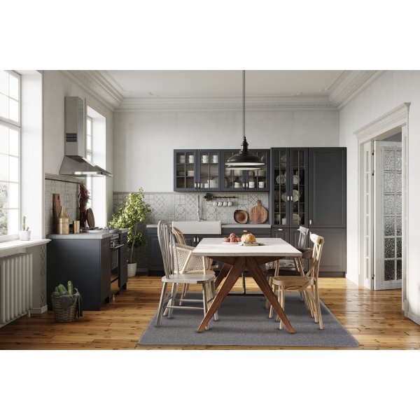 Zeus flatvevd teppe Grå Zeus flatvevd teppe Grå