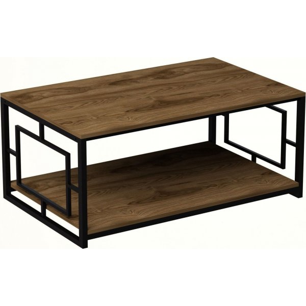 Kelvin salongbord - Valn�tt/svart