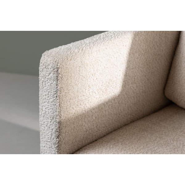 Ragusa lenestol - Hvit bouclé Ragusa lenestol - Hvit bouclé