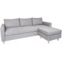 Firenze Divansofa - Lys gr/bk