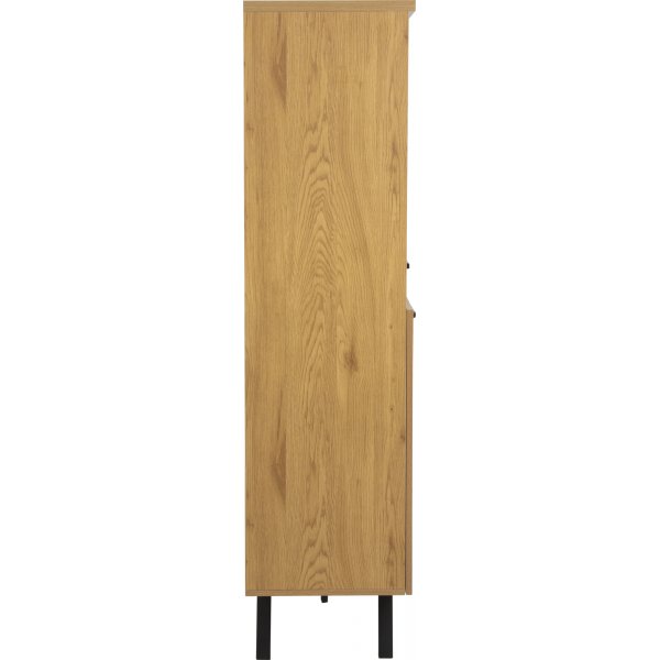 Mallow skap - Eik/sort Mallow skap - Eik/sort