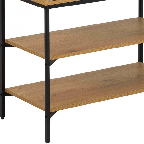 Jaipur skap - Natur/matt sort