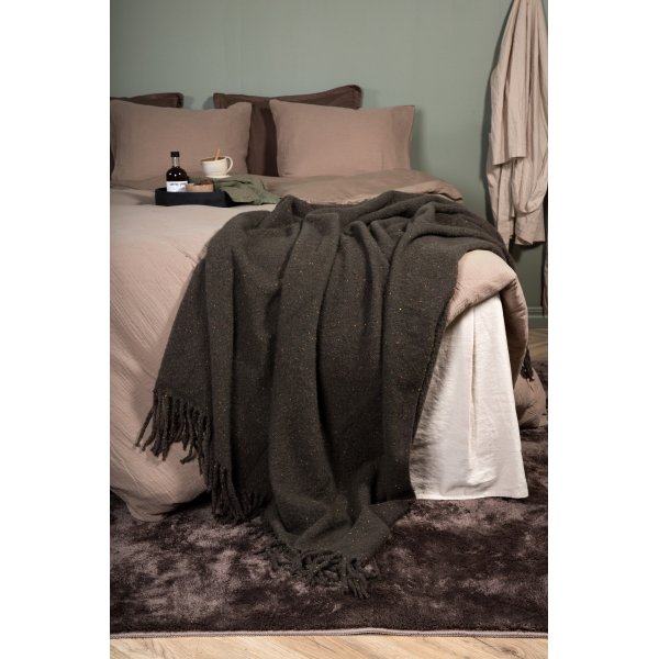 Paul pledd, 130x170 cm - Mørk grå Paul pledd, 130x170 cm - Mørk grå