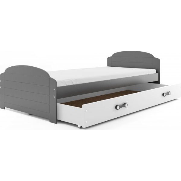 Helsingr juniorseng 90x200 cm (hvit eller gr farge)