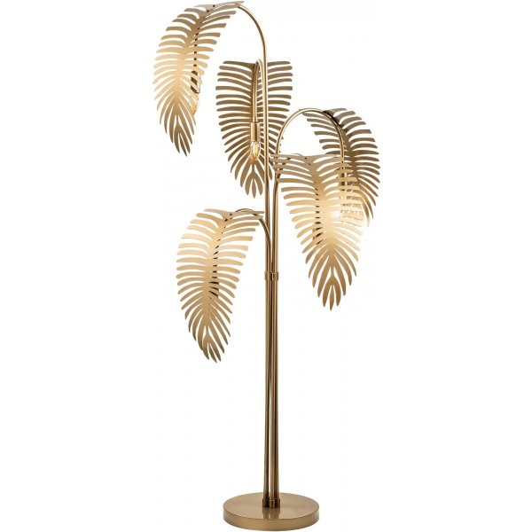 Palm gulvlampe - Gull