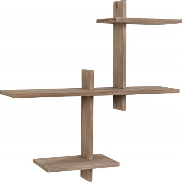 Gavi vegghylle - Brunbeiset furu Gavi vegghylle - Brunbeiset furu