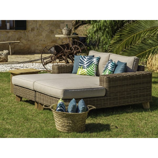Bahamas salonggruppe 3 - Beige/teak Bahamas salonggruppe 3 - Beige/teak