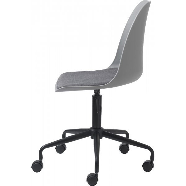 Cara gr kontorstol med sittepute + Tekstilrens for mbler