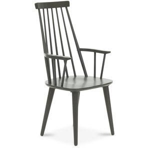Dalsland grå stokkstol med høy rygg + Møbelpleiesett for tekstiler