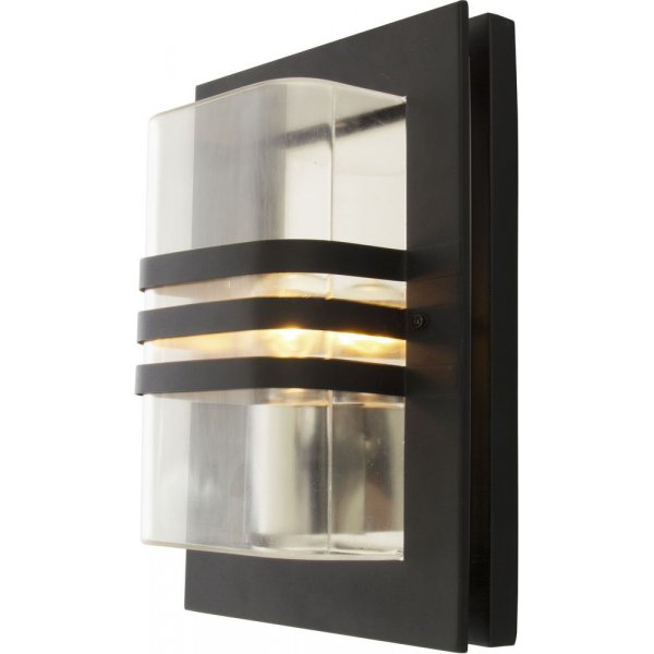 Vegglampe Capo - Svart/klar
