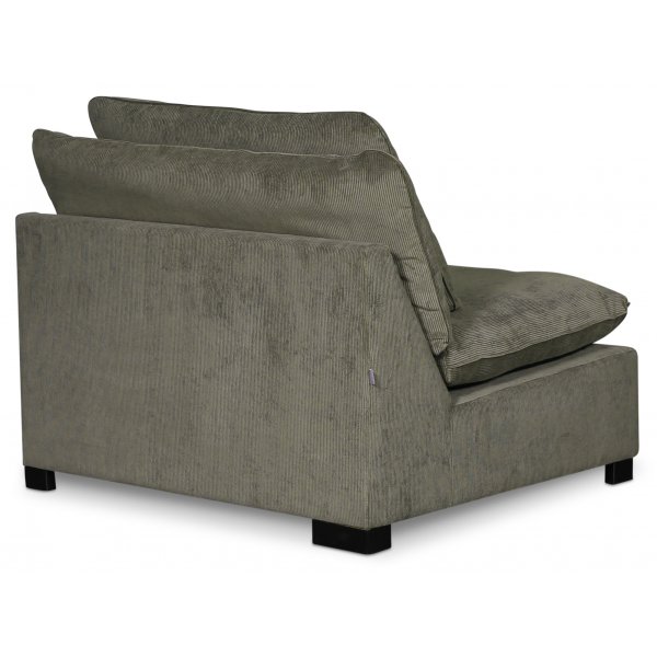 Lenestol Gabby XL - Gr�nnbrun kordfl�yel