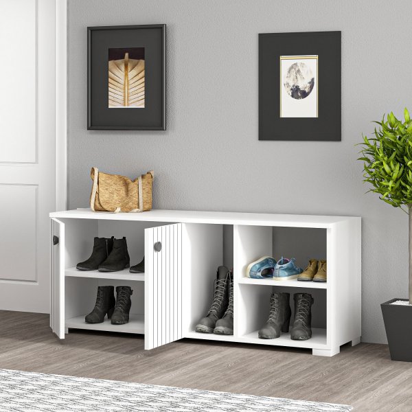 Sarandon Skoskap - Hvit Sarandon Skoskap - Hvit