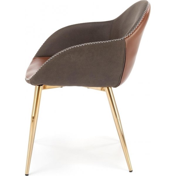 Ryan spisestol - Brun/grå Ryan spisestol - Brun/grå