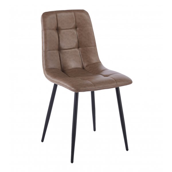 Delta spisestol brun vintage