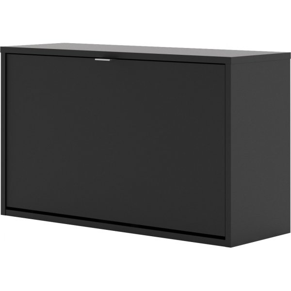 Sko skoskap med 1 rom - Sort Sko skoskap med 1 rom - Sort