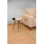 Liny sidebord, sirkel - Flerfarget