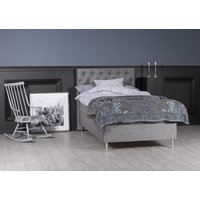 Dream komplett sengepakke ink gavl 7-soners kontinentalseng 120 cm - Grå Dream komplett sengepakke ink gavl 7-soners kontinentalseng 120 cm - Grå