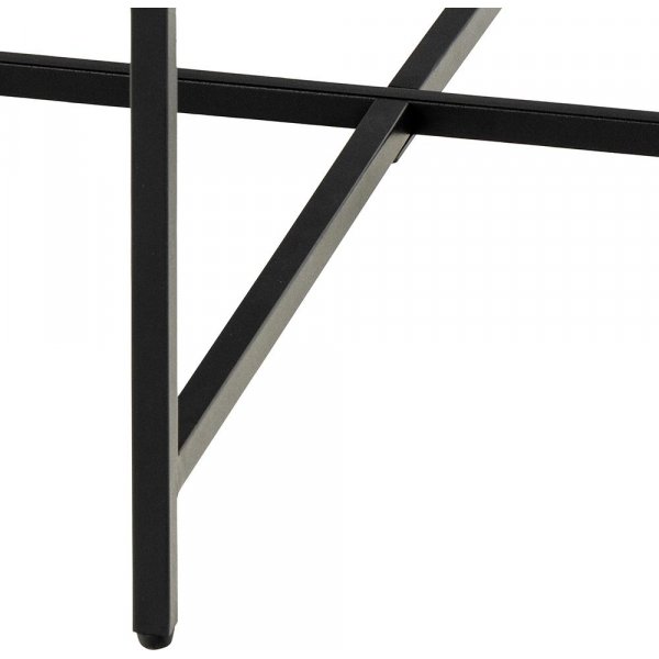 Lamoine salongbord Ø70 cm - Svart marmorlook Lamoine salongbord Ø70 cm - Svart marmorlook