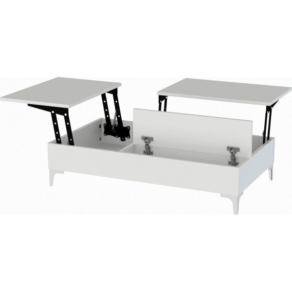 Esinti salongbord - Hvit