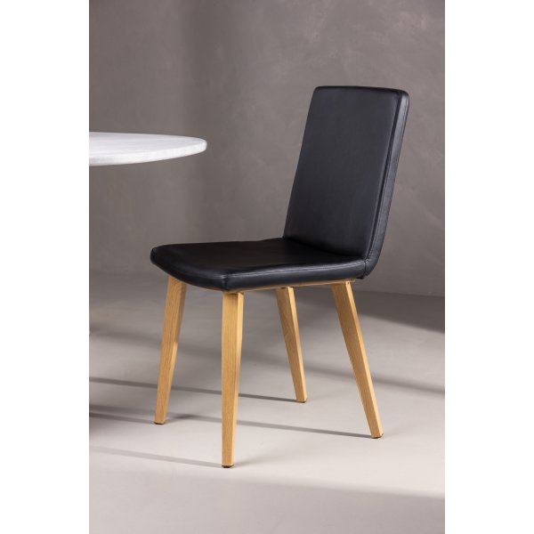 I dag spisestuestol - Sort PU I dag spisestuestol - Sort PU