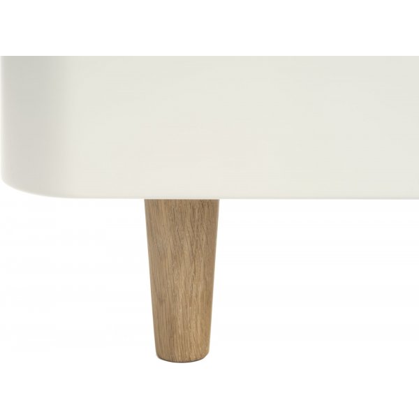 Odessa TV-benk i oljet eik/hvit Odessa TV-benk i oljet eik/hvit