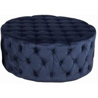 Chesterfield New York sittepuff 100 cm - Blå Fløyel Chesterfield New York sittepuff 100 cm - Blå Fløyel