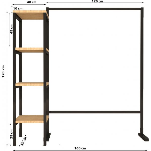 Istinye hallmøbler - Sort Istinye hallmøbler - Sort