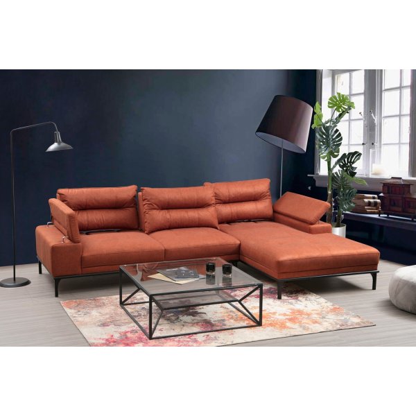 Hollywood divansofa - oransje